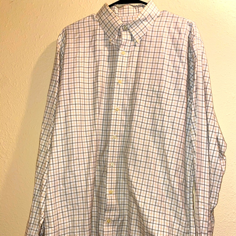 Land’s End Mens 16.5 x 37 TALL Button down shirt